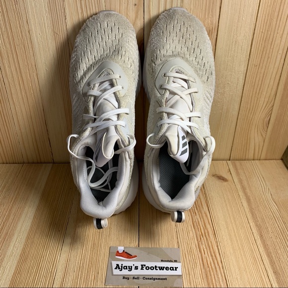 Adidas Alphabounce EM AH2646 White Athletic Shoes - Picture 6 of 11